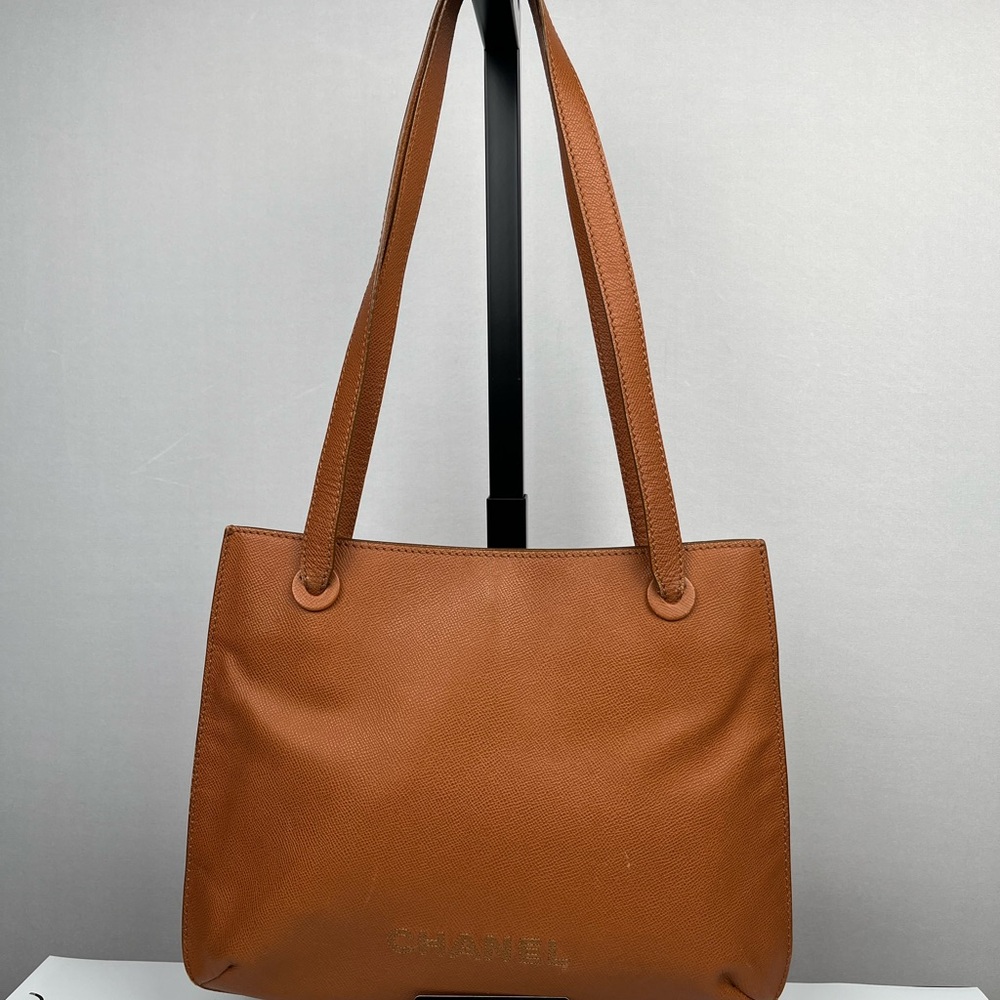 Chanel Caviar Tote in Camel